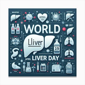 World Liver Day 1 Canvas Print