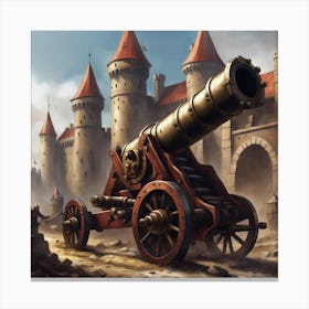 Canon Castle Canvas Print