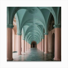 Hallway Stock Videos & Royalty-Free Footage 16 Canvas Print