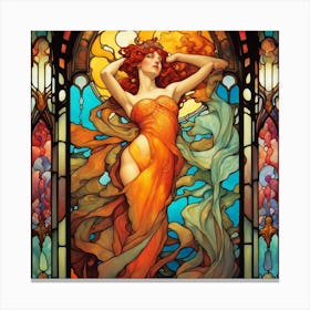 Autumn Goddess Canvas Print