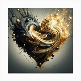 Abstract Heart 1 Canvas Print