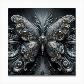 Butterfly Fractal Art 1 Canvas Print