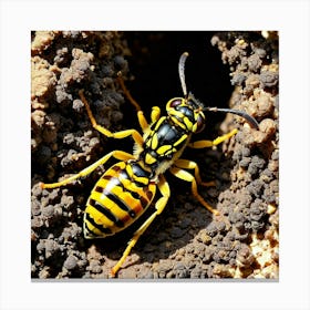 Wasp photo 6 Canvas Print