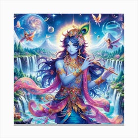 Lord Krishna 1 Canvas Print