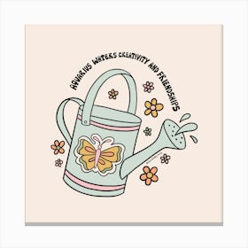 Aquarius Watering Can Canvas Print