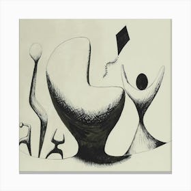 Studies For Sculpture (1941) Canvas Print