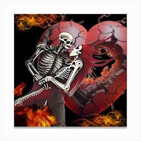 Fire to the Bone  Canvas Print