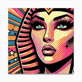 Pop Egyptian Amal Echo Canvas Print