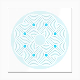 Circle With Circles Canvas Print