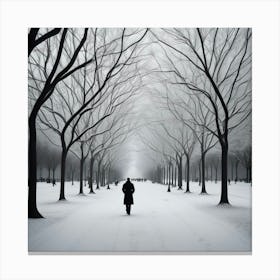 Walk In The Park Canvas Print