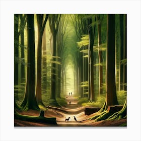 Forest Path 1 Canvas Print