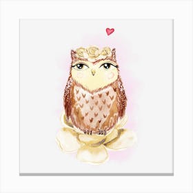 Cute Owl Canvas Print