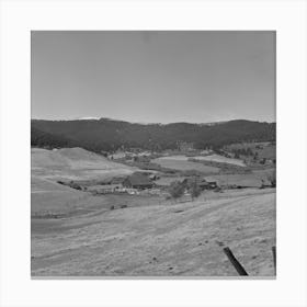 Park County, Montana Cattle Ranch By Russell Lee Canvas Print
