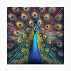 Peacock Canvas Print