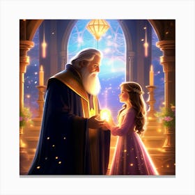 Princess And The Frog Canvas Print