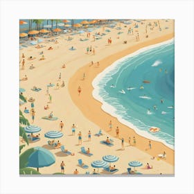 Hawaiian Beach Canvas Print