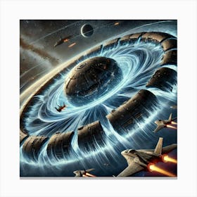 Gravity Harbinger Magnetic Fields Converted Canvas Print