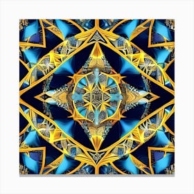 Fractal Mandala Canvas Print