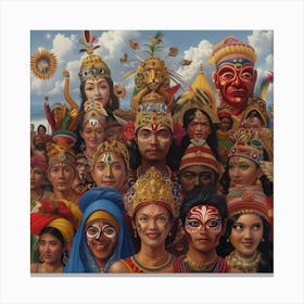 Asian Women Canvas Print