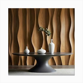 Wavy Wall 4 Canvas Print