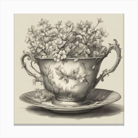 Tea Art 97 Canvas Print