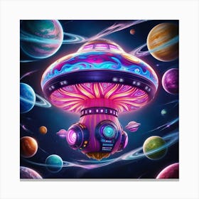 Spaceship Canvas Print