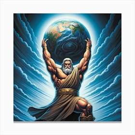 Atlas the Titan Canvas Print