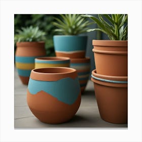 Potted Plants Canvas Print