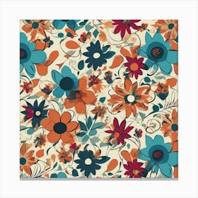 Floral Pattern 4 Canvas Print