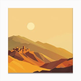 Desert Landscape 13 Canvas Print