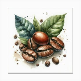 Coffee Beans Canvas Print