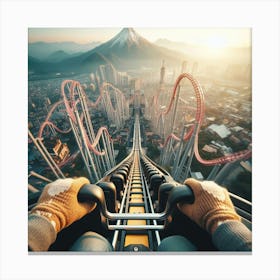 Roller Coaster Ride Canvas Print