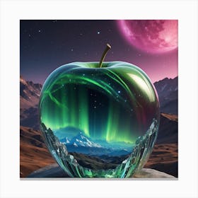 Apple In The Sky Canvas Print