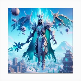 Ice God Canvas Print