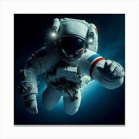 Astronaut In Space 11 Canvas Print