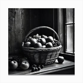 Basket Of Fruit 18 Canvas Print