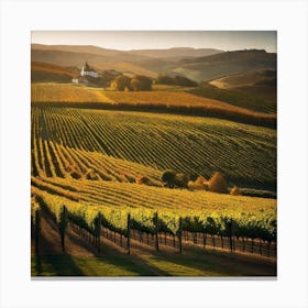 Vineyards In California 5 Canvas Print