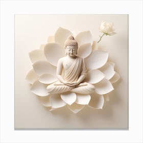 Buddha Statue 2 Canvas Print