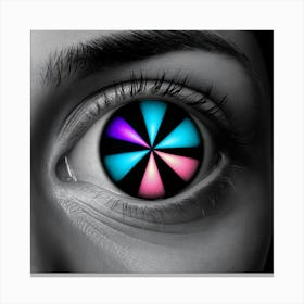 Psychedelic Eye Canvas Print