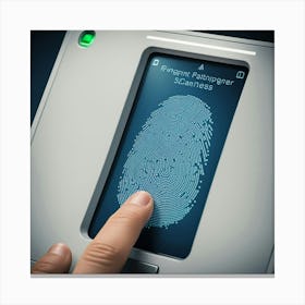 Fingerprint Scanner 1 Canvas Print