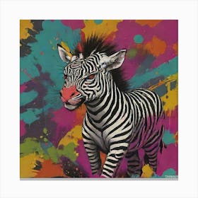 Zebra Canvas Print