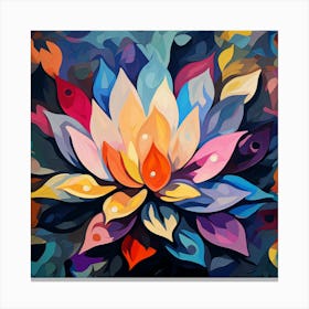 Lotus Flower 12 Canvas Print