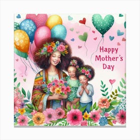 African Motherhood Canvas Print