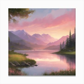 Landscape Painting Canvas Print