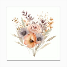 Bouquet Of Flowers 5 Canvas Print