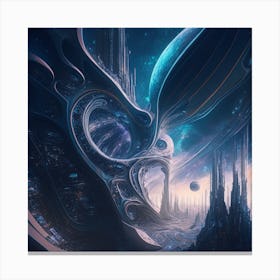 Alien City Canvas Print