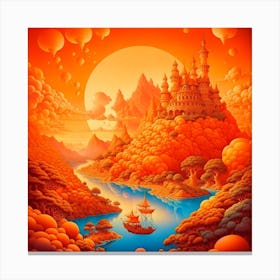 Castle Of Clouds Canvas Print