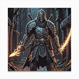 Dark Knight 2 Canvas Print