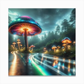Mushroom Road Canvas Print