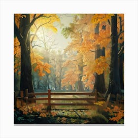 Autumn In The Woods Canvas Print